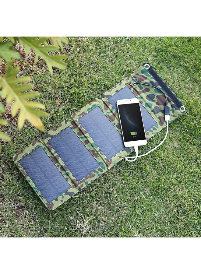 NIBEMINENT Outdoor Foldable Monocrystalline Silicon Solar Panel Charger Camouflage - Image 5