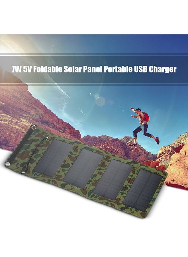 NIBEMINENT Outdoor Foldable Monocrystalline Silicon Solar Panel Charger Camouflage - Image 3