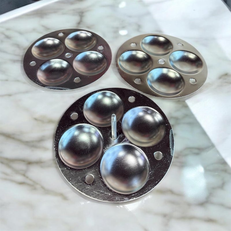 GBW Aluminium Idli Stand 4x3 Plates Suitable for Outer Lid Cooker Silver - Image 4