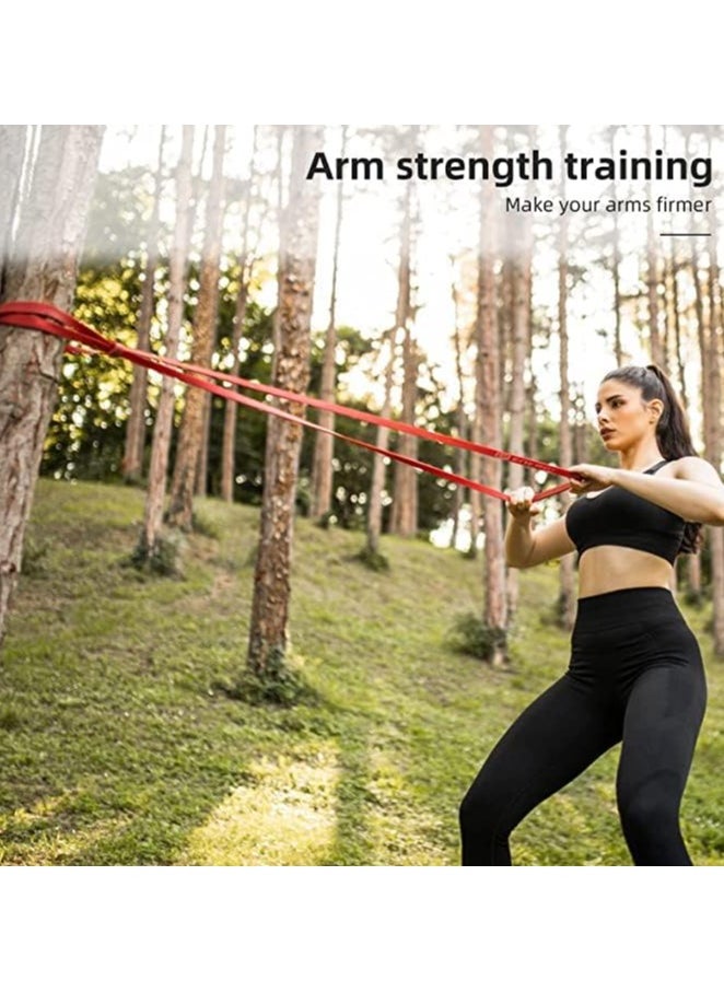 Halamine Resistance Bands for Women and Men，Pull Up Bands Exercise Loop Band for Yoga Pilates Resistance Training  - Image 4