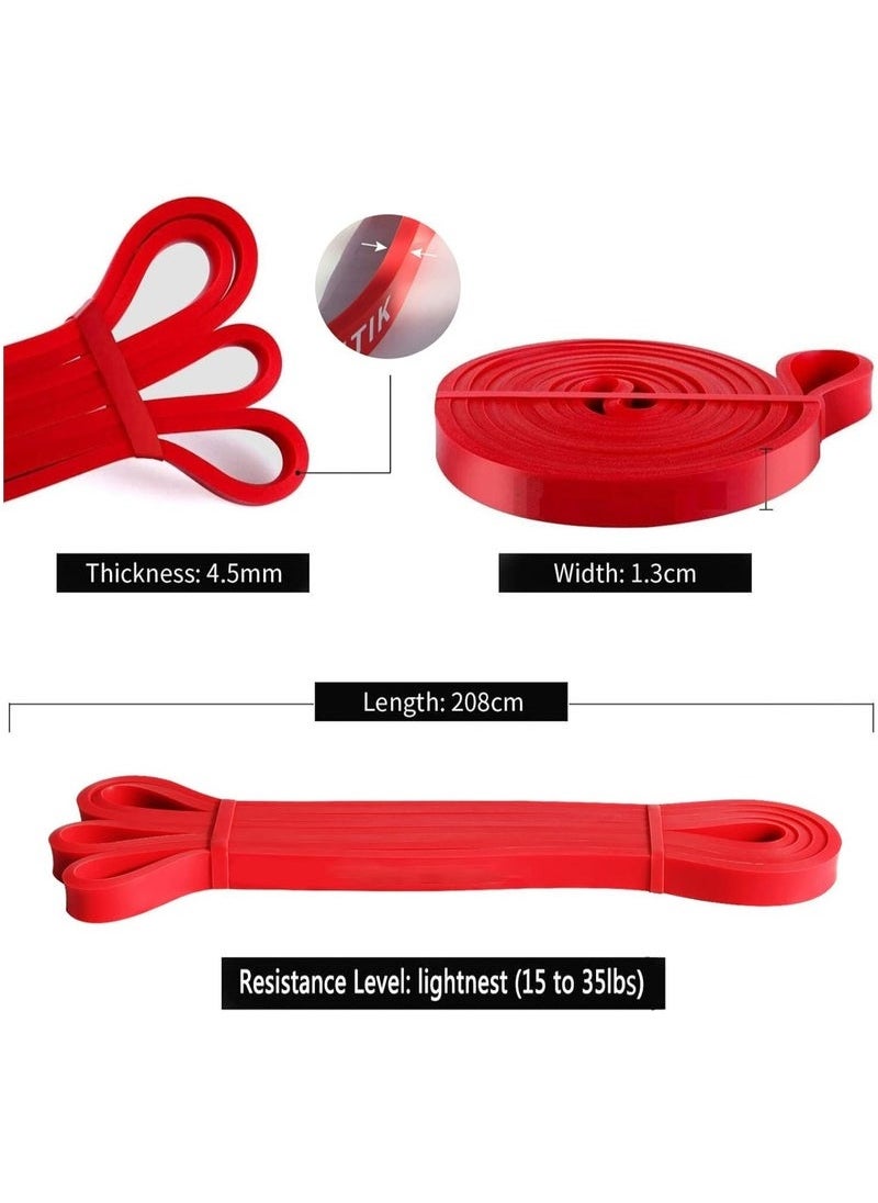 Halamine Resistance Bands for Women and Men，Pull Up Bands Exercise Loop Band for Yoga Pilates Resistance Training  - Image 5