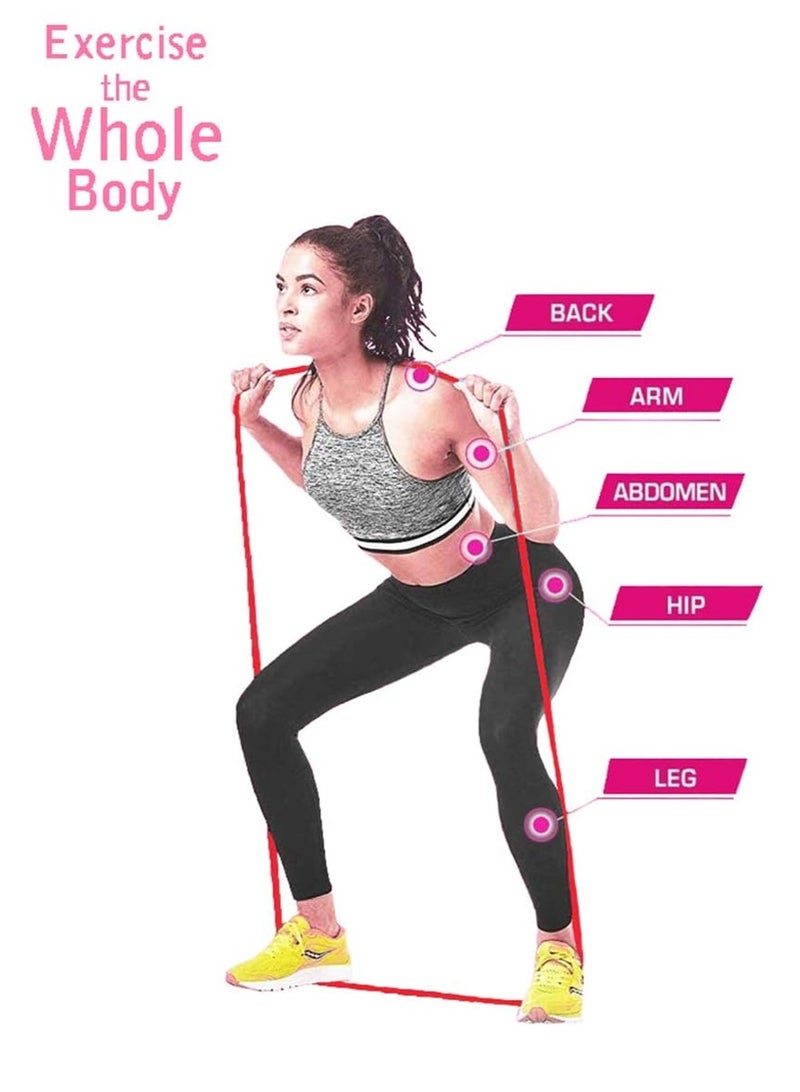 هالامين أربطة مقاومة للنساء والرجال، أربطة سحب للتمارين الرياضية,مطاط مقاومة، لتدريبات المقاومة لليوجا والبيلاتيس - Image 3