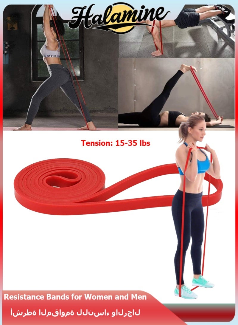 هالامين أربطة مقاومة للنساء والرجال، أربطة سحب للتمارين الرياضية,مطاط مقاومة، لتدريبات المقاومة لليوجا والبيلاتيس - Image 1