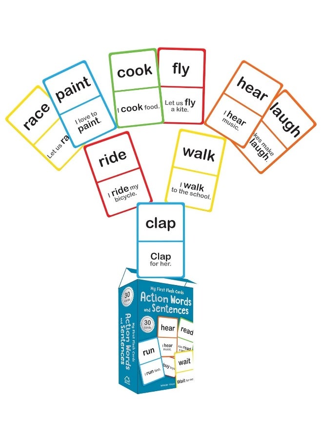 null - My First Flash Card Action Words - Paperback - Image 1