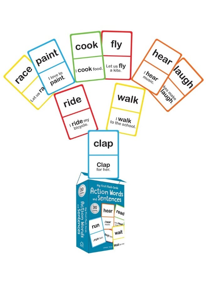 null - My First Flash Card Action Words - Paperback - Image 1