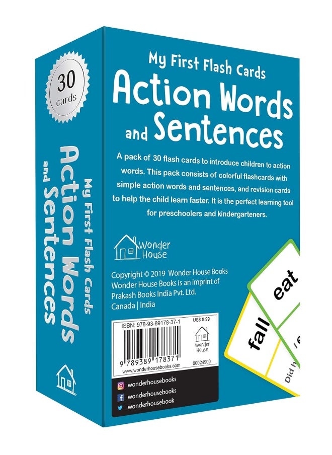 null - My First Flash Card Action Words - Paperback - Image 1