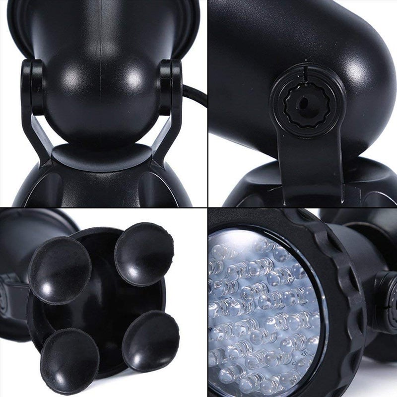 ZHGSERVU Pond Lights Underwater Fountain Light 3.5W Color Changing Submersible Spotlight with 36-LED Bulbs Underwater Light Waterproof IP68 Pool Light for Pond Aqaurium Garden Fish Tank - Image 5
