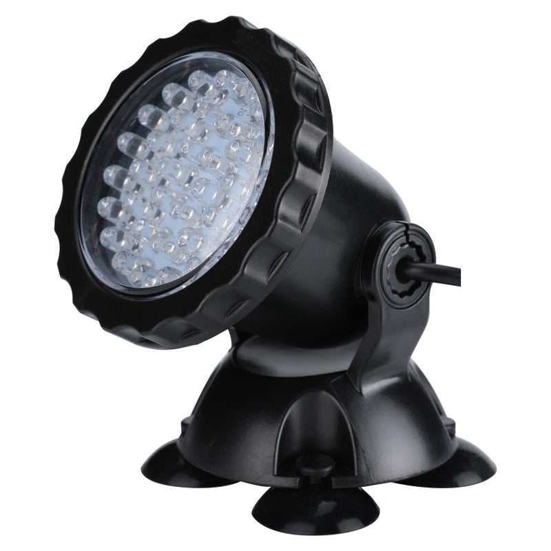 ZHGSERVU Pond Lights Underwater Fountain Light 3.5W Color Changing Submersible Spotlight with 36-LED Bulbs Underwater Light Waterproof IP68 Pool Light for Pond Aqaurium Garden Fish Tank - Image 1