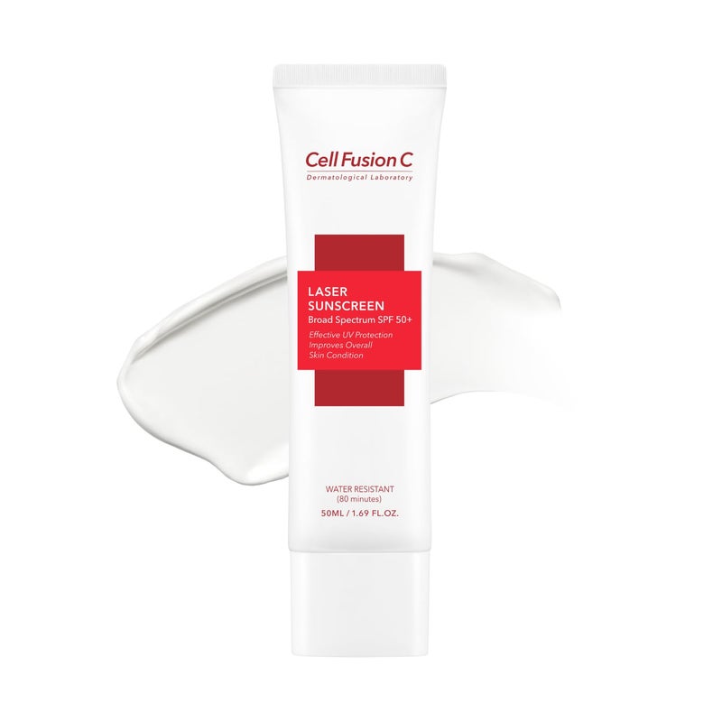 Cell Fusion C Laser Sunscreen SPF 50, Korean Sunscreen for Sensitive, Acne-prone Skin, Ceramide & Collagen, Lightweight & Non-Greasy, Water Resistant, 50ml / 1.69 fl. oz - Image 1
