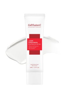 Cell Fusion C Cell Fusion C Laser Sunscreen SPF 50, Korean Sunscreen for Sensitive, Acne-prone Skin, Ceramide & Collagen, Lightweight & Non-Greasy, Water Resistant, 50ml / 1.69 fl. Oz  - Image 1