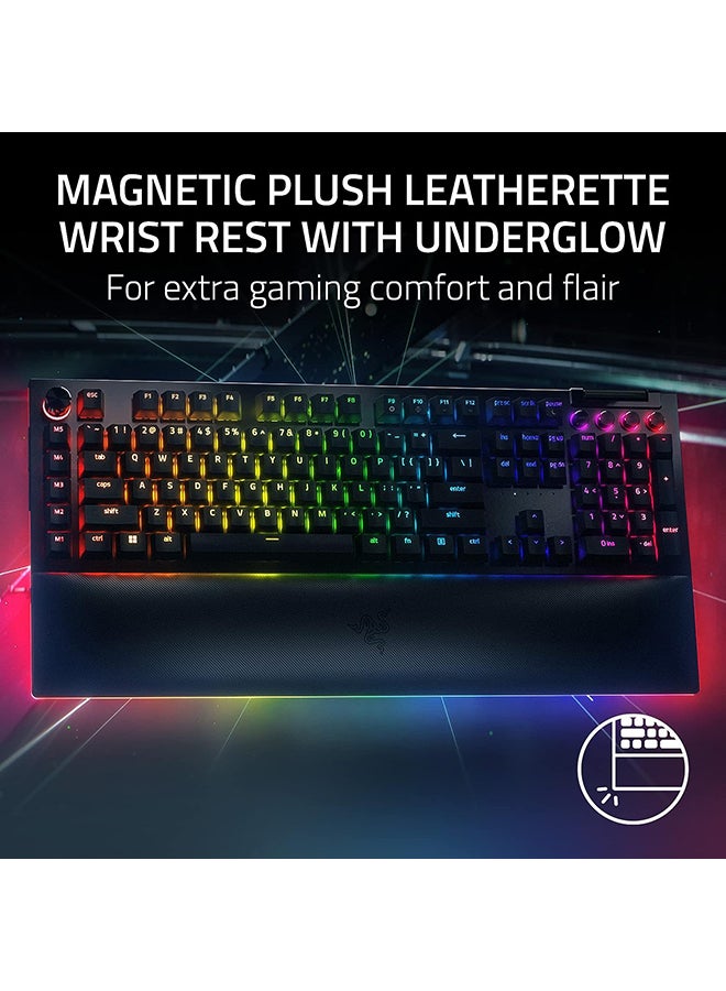 RAZER BLACKWIDOW V4 KEYBOARD GREEN SWITCH LAYOUT FRML RZ03-04690100-R3M1