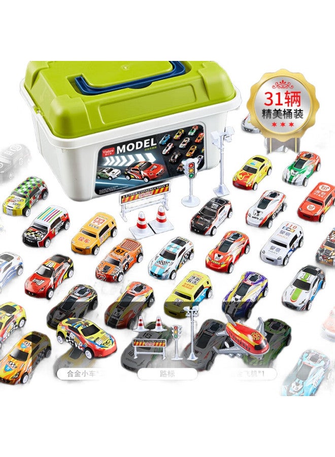 Xst Children'S Toy, Boys' Alloy Car Model Set, Realistic Pull-Back Racing Car, For Ages 3-6, Birthday Gift - Image 2