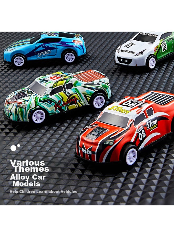 Xst Children's Toy, Boys' Alloy Car Model Set, Realistic Pull-back Racing Car, For Ages 3-6, Birthday Gift - Image 4