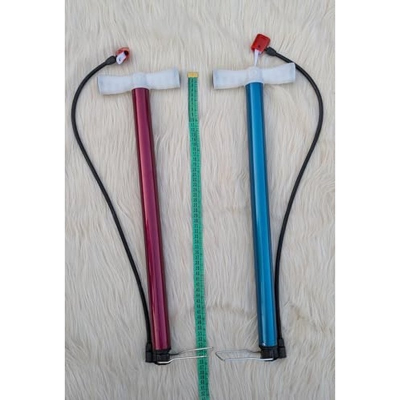 ALKAYAN Bicycle Air Pump, 50 cm Portable Bike Tire Inflator, Multi Color - Image 3