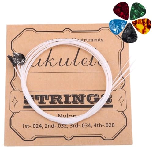 MUSTANG Unique Set Of Nylon Ukulele Strings Musical Instrument Accessories, For Soprano (21 Inch) Concert (23 Inch) Tenor (26 Inch) Ukulele - Image 1