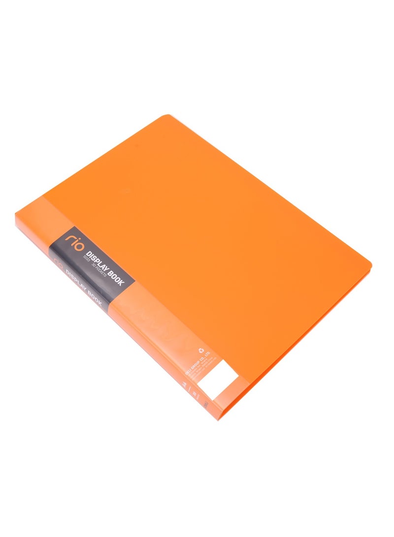 Deli 1-Piece Rio Display Book With 30 Clear Pockets Assorted Colours - Image 5