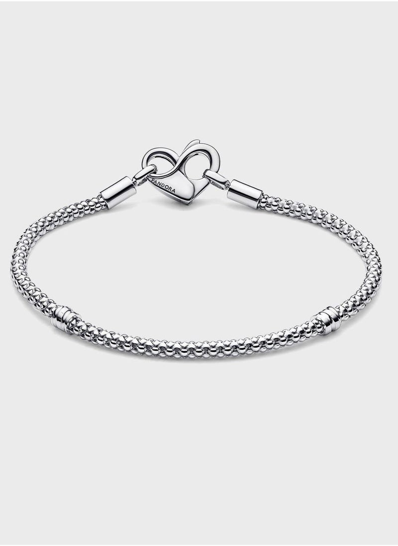 PANDORA Pandora Moments Studded Chain Bracelet  - Image 2