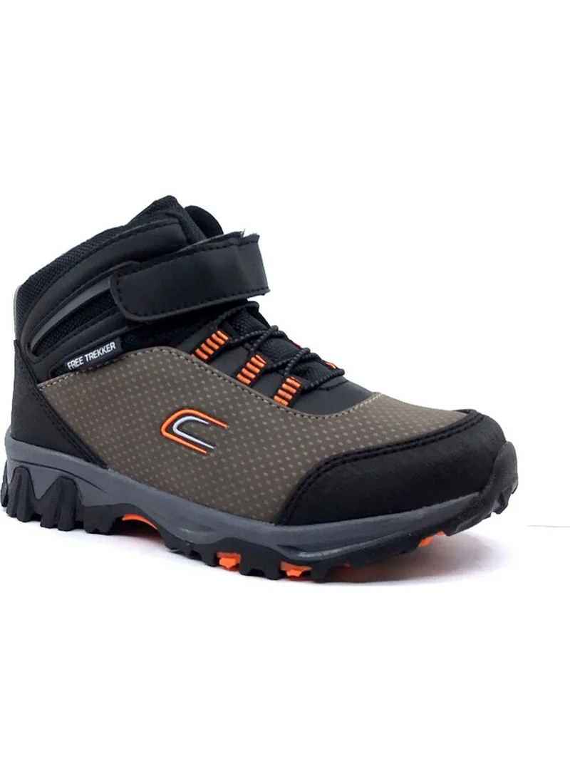 Cool Boots Filet Black Brown Velcro Boy Boots