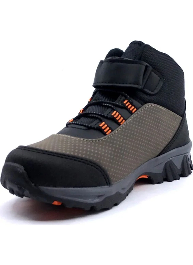 Cool Boots Filet Black Brown Velcro Boy Boots