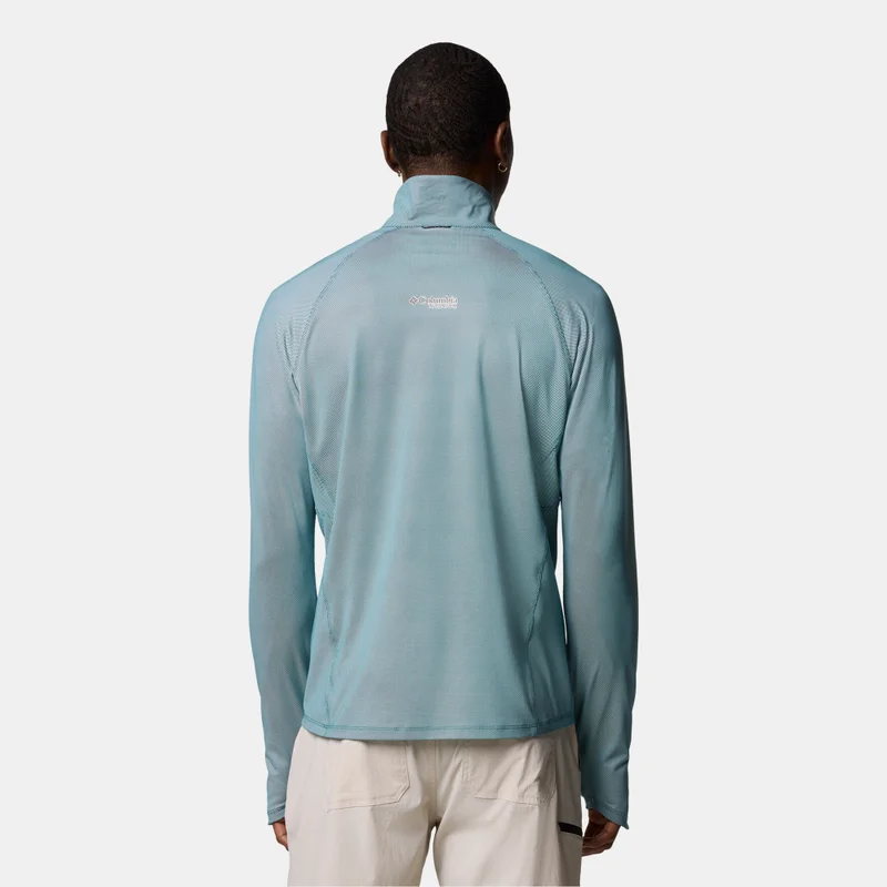 Columbia Green Men's Summit Valley Half-Zip Hiking Top for Men | Best Price UAE