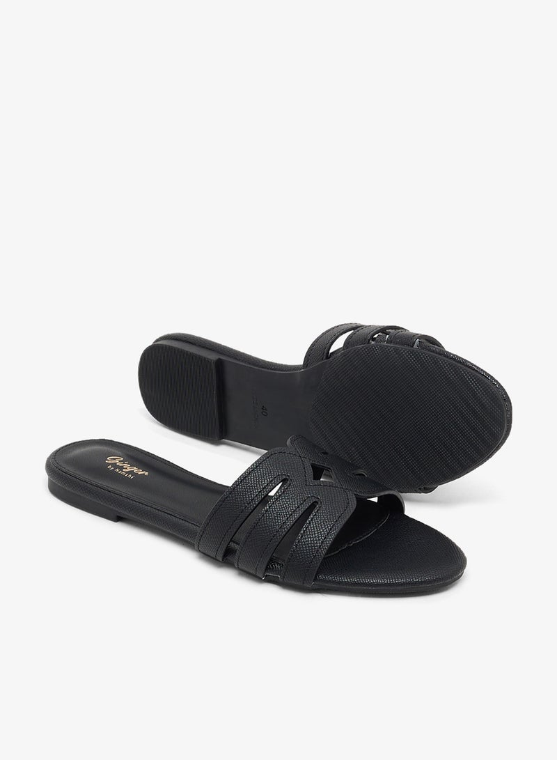 جينجر صنادل مسطحة - Image 3