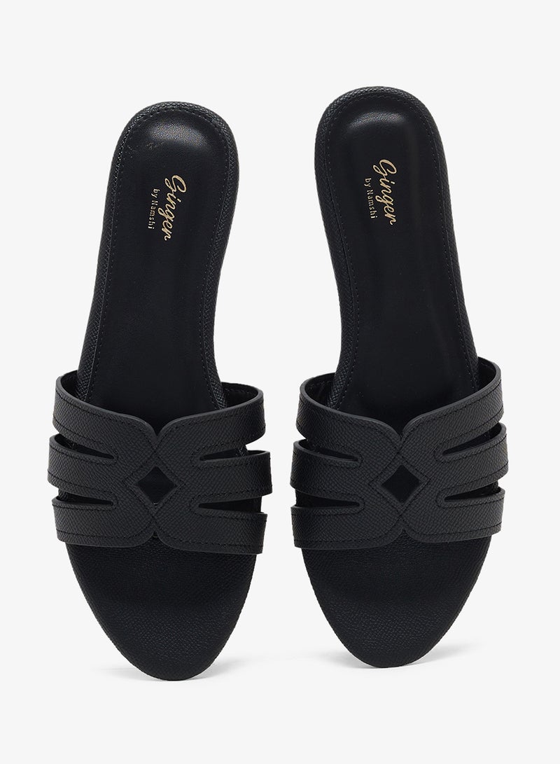 جينجر صنادل مسطحة - Image 4