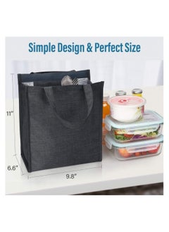 Generic Lunch Bag, waterproof Large Adult Lunch Tote Bag, Men and Women Can Use Lunch Bag, Leak-proof Thermal Insulated Lunch Box Men and Women Lunch Tote Bag,suitable for Work,school,shopping  - Image 3