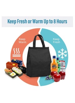 Generic Lunch Bag, waterproof Large Adult Lunch Tote Bag, Men and Women Can Use Lunch Bag, Leak-proof Thermal Insulated Lunch Box Men and Women Lunch Tote Bag,suitable for Work,school,shopping  - Image 4