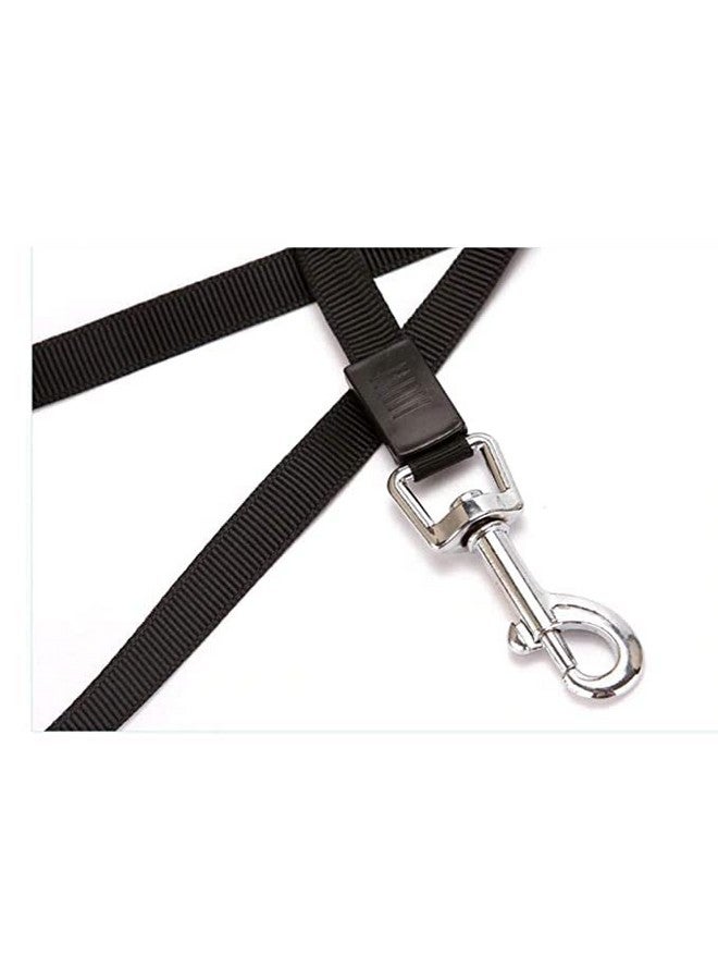 مقود الكلب القابل للسحب مع حزام حبل شد مرن أوتوماتيكي يصل وزنه إلى 15 كجم للكلاب الصغيرة والمتوسطة (اللون الأحمر) - Image 5