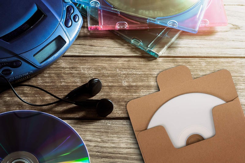 ValBox CD Sleeves 100 Packs Kraft Paper Envelopes 5 x 5 Inches Brown DVD Paper Cardboard Envelopes CD Paper Storage Holder Covers - Image 5