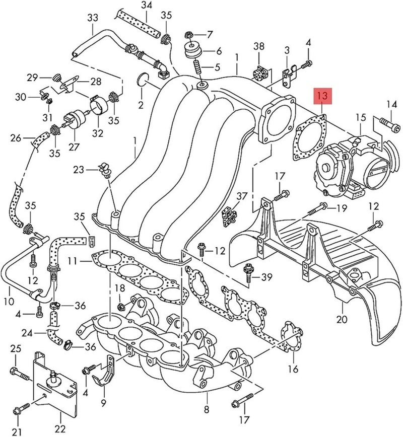 Wivplex Intake Manifold Housing Gasket for VW Models - Image 3