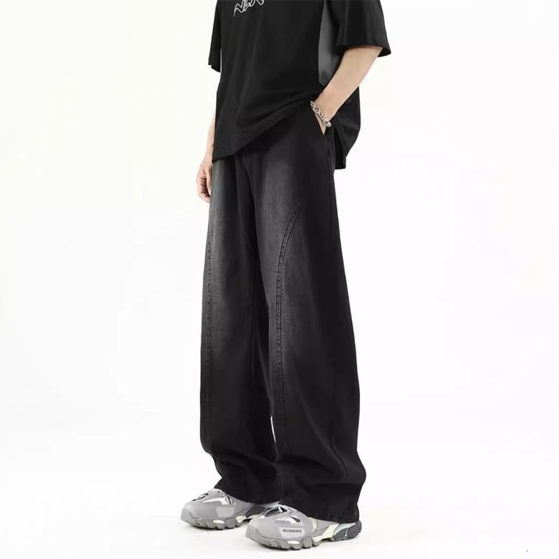 Unisex Classic Denim Jeans Loose Fit Daily Outdoor Wear - Image 5