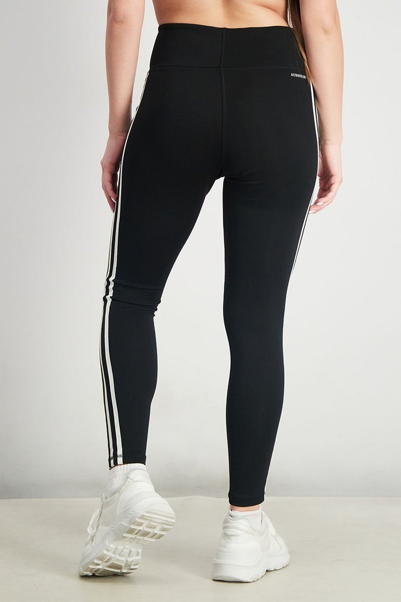Adidas Women Sportswear Fit Pull On Training Leggings, Black - Image 3