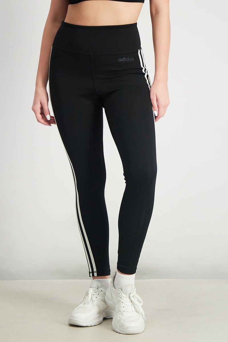 Adidas Women Sportswear Fit Pull On Training Leggings, Black - Image 1