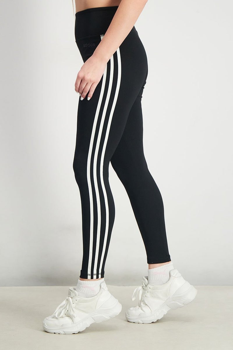 Adidas Women Sportswear Fit Pull On Training Leggings, Black - Image 4