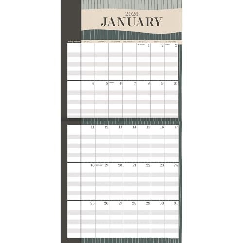 TF Publishing 2026 Parent Planner Wall Calendar - Large Grids for Appointments and Scheduling - Vertical Monthly Wall Calendar 2026 with Premium Matte Paper for Home and Office Organization - 12x12in - Image 2