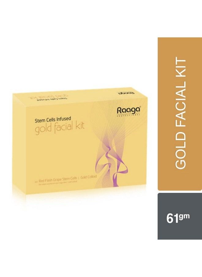 RAAGA PROFESSIONAL - Stem Cells Infused Facial Kit Gold 61 G - Image 1