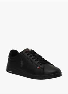 U.S. Polo Assn. Men's Logo Detail Lace-Up Sneakers  - Image 1