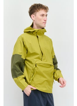 Adidas Men Sportswear Fit Outdoor Windbreaker Jacket, Bright Olive  - Image 2