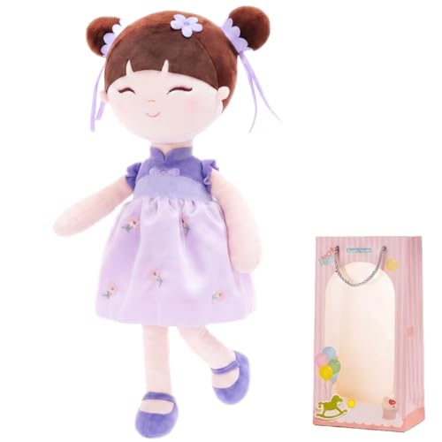 Gloveleya Oriental Princess Doll Soft Plush Baby Doll for Girls 16 Inch Toddler Gift with Gift Box Fairy Tale DressUp Toy for Kids Birthday Holiday Present - Image 1