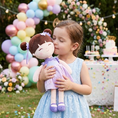 Gloveleya Oriental Princess Doll Soft Plush Baby Doll for Girls 16 Inch Toddler Gift with Gift Box Fairy Tale DressUp Toy for Kids Birthday Holiday Present - Image 5