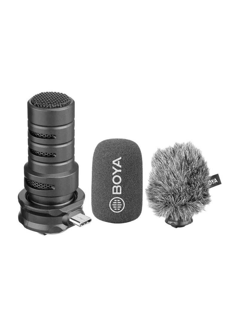 BOYA BY-DM100 Plug-On Stereo Microphone for USB Type-C Android Devices - Image 2