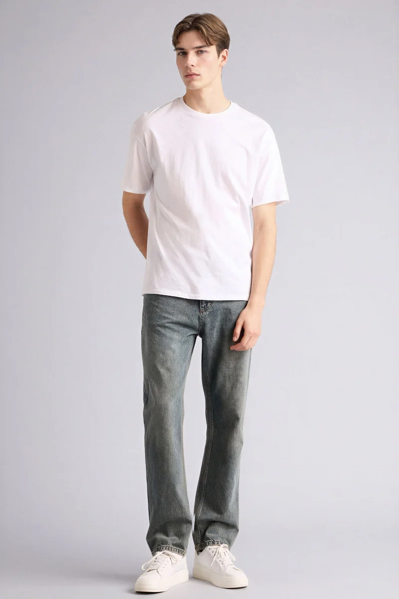 ديفاكتو Straight Fit Trousers