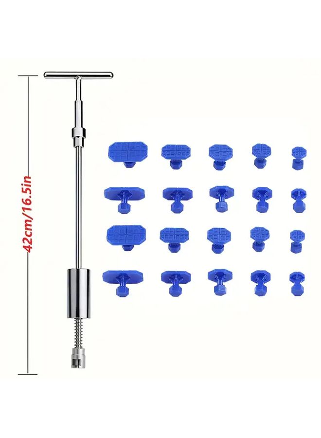 T-Bar Car Dent Repair Tool With Suction Cup Puller For Auto Body Hail Damage - Image 3