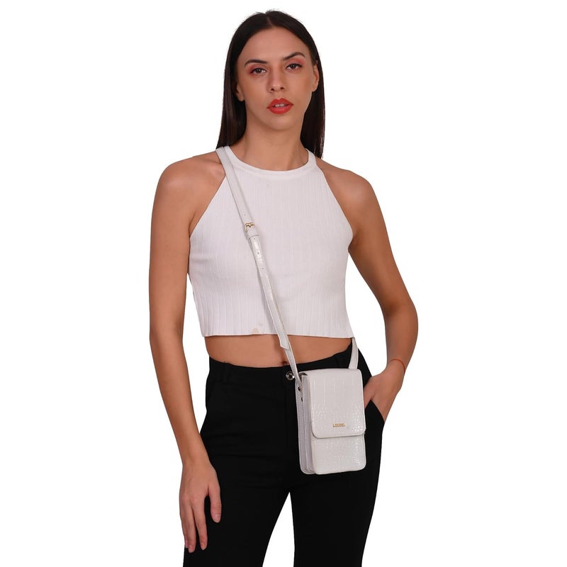 LEEZEL Women's Girls Wallet Sling Bag for Mobile Cell Phone Holder - Image 2
