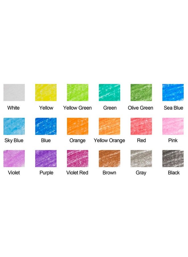 Madisi Crayon Bulk pack, Regular Size, 18 Colors, 900 Count - Image 3