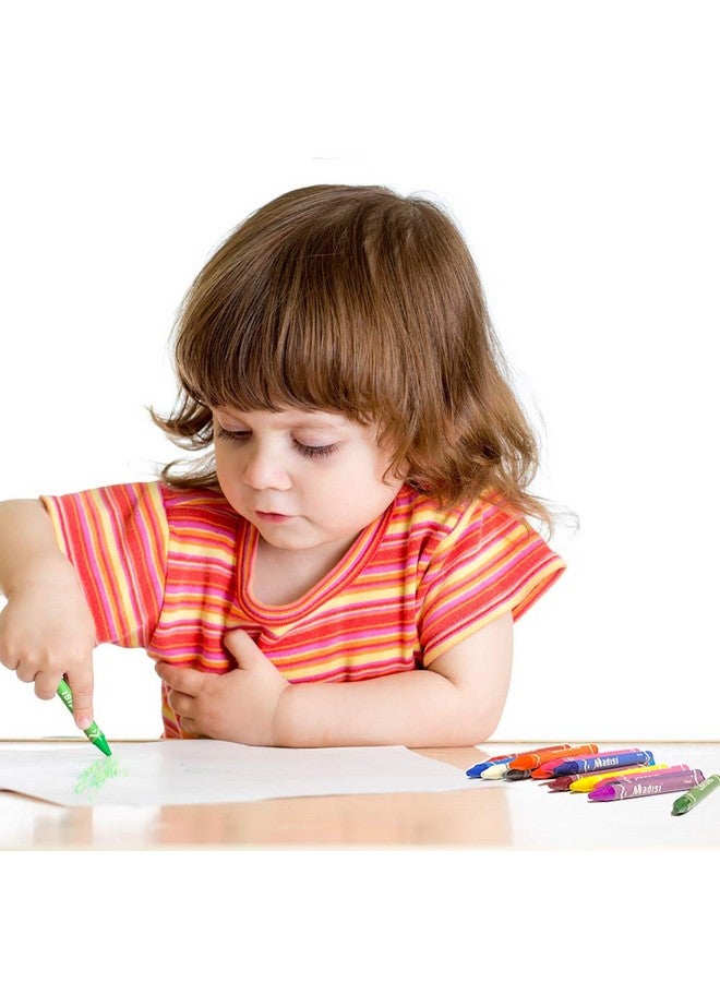 Madisi Crayon Bulk pack, Regular Size, 18 Colors, 900 Count - Image 4