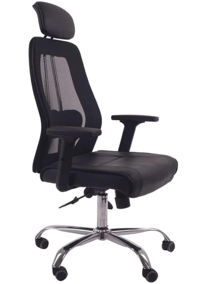 Generic - Ergonomic Office Chair A011 – Adjustable Executive Desk Chair with Wheels and Lumbar Support - Image 1