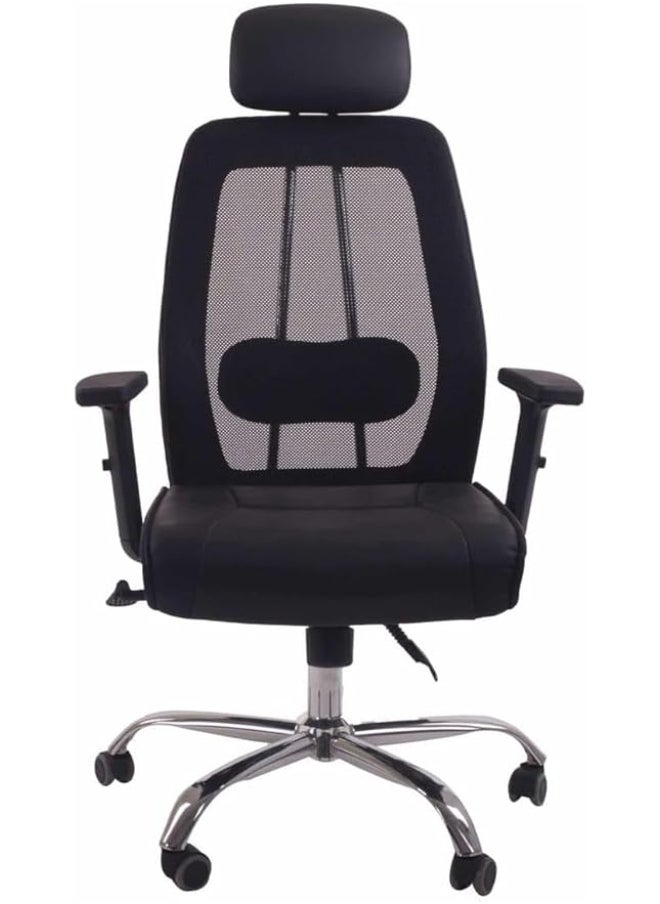 Generic - Ergonomic Office Chair A011 – Adjustable Executive Desk Chair with Wheels and Lumbar Support - Image 1