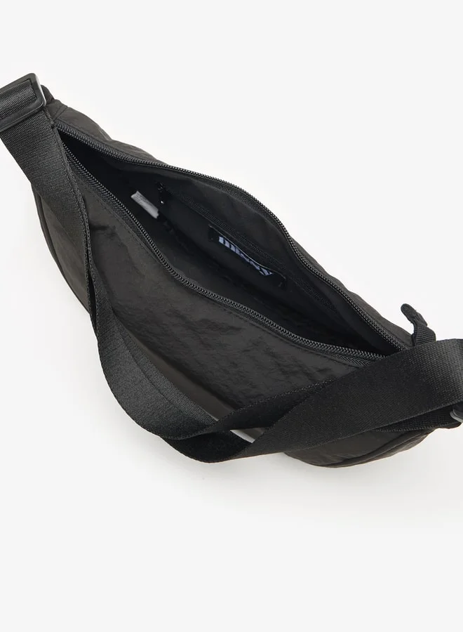 ميسي Women's Solid Shoulder Bag with Adjustable Strap